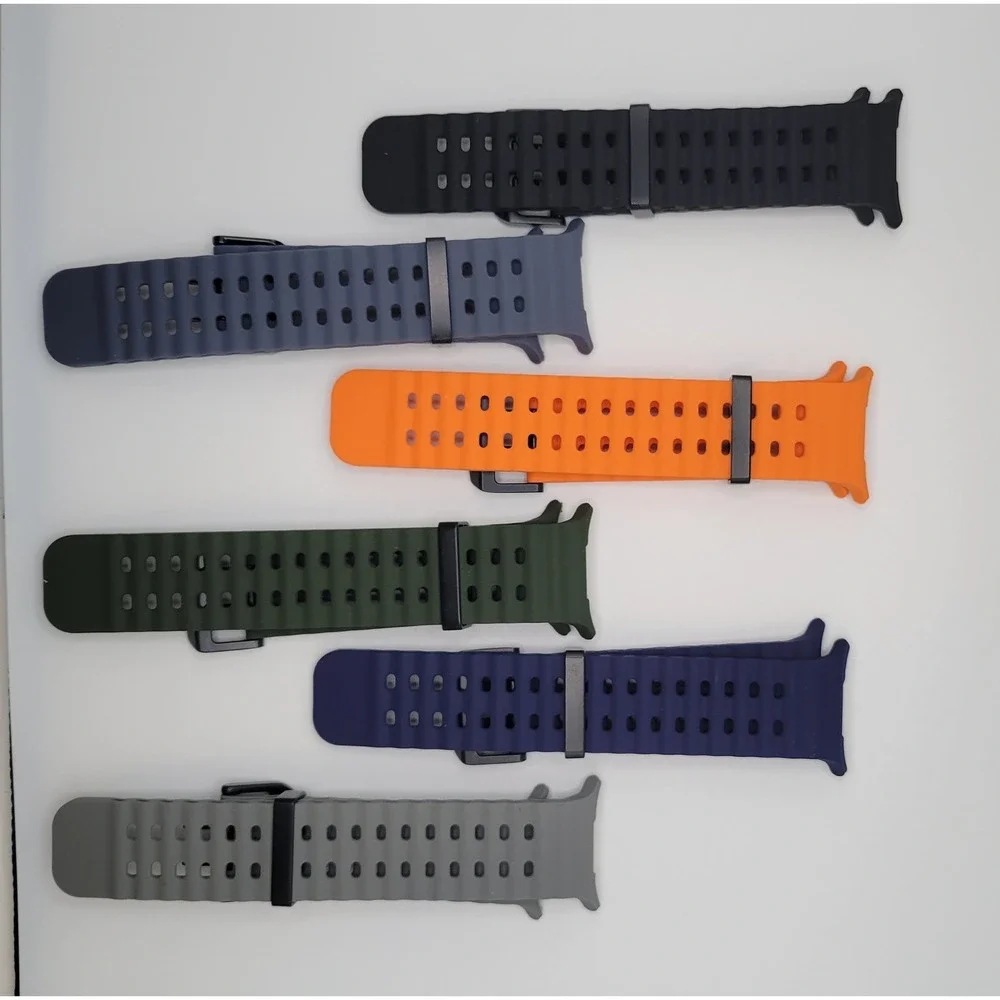 Sport Watch Bands Unisex S/M/L Multicolor 6-Pack Silicone Straps Galaxy